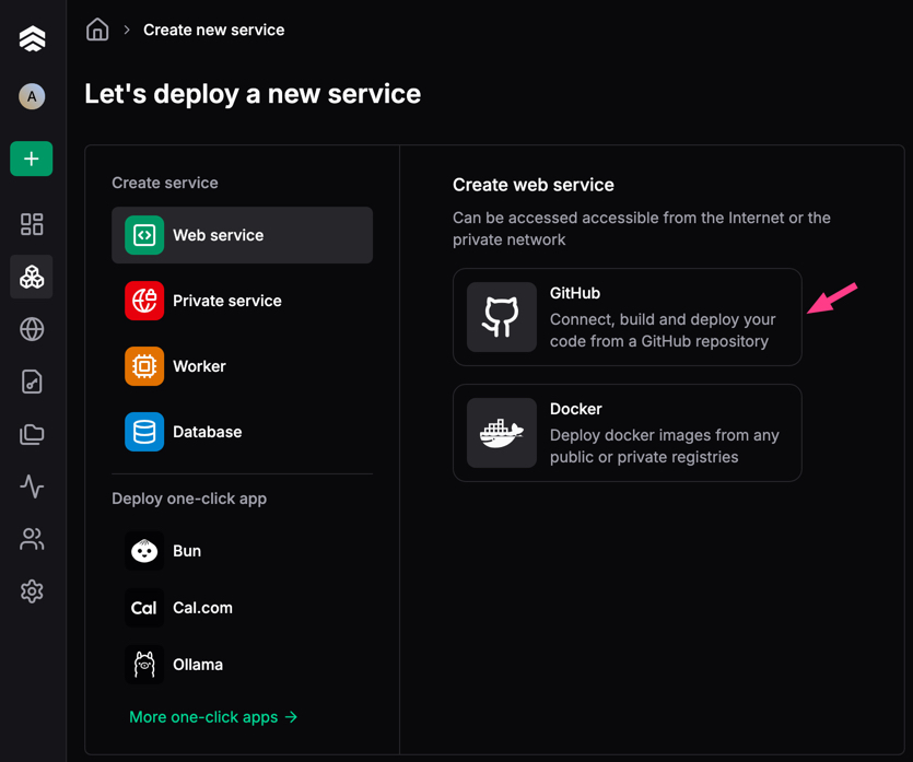 Create Service